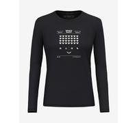 T-shirt Salewa Pure Space Game Merino manche longue noir femme - 42