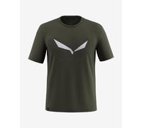 Salewa - Solidlogo Dry T-Shirt - T-shirt technique - 54 - XXL - dark olive