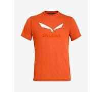 T-shirt Salewa Solidlogo Dri-Release manche courte orange - XL