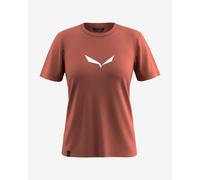 T-shirt Salewa Solidlogo Dri-Release manches courtes orange perlé femme - 44