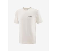 T-shirt Salomon Chest Logo Regular manches courtes blanc crème - XXL