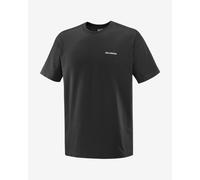 T shirt manches courtes salomon chest logo rx noir homme