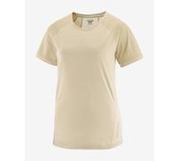 T-shirt Salomon Outline manche courte beige clair femme - S