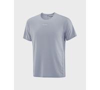 T-shirt Salomon Sense Aero GFX manches courtes gris clair bleu - L