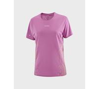 T-shirt Salomon Sense Aero GFX manches courtes rose violet femme - L