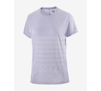 T-shirt Salomon Sense Aero GFX manches courtes violet clair femme - L
