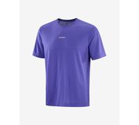 T-shirt Salomon SHKout Core manches courtes bleu électrique - S