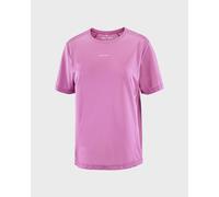 T-shirt Salomon SHKout Core manches courtes rose chewing gum femme - L