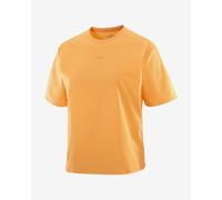 T-shirt Salomon Trackline manches courtes orange femme - S