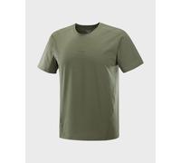T-shirt Salomon Trackline manches courtes vert foncé - S