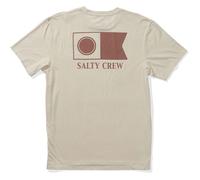 Salty Crew Flagship Short Sleeve T-shirt Beige M Homme