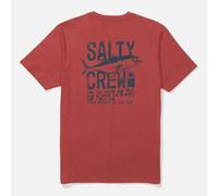 Salty Crew Tried And True Short Sleeve T-shirt Rouge S Homme