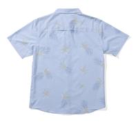 Salty Crew Weekender Tech Woven Short Sleeve Shirt Bleu S Homme