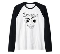 T-shirt « Samedi » « Days of the Week » pour week-end drôle vieilli Manche Raglan
