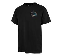 T-shirt San Jose Sharks 47Brand NHL Shark Backer Echo Noir L