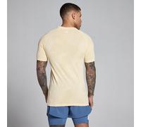 T-shirt sans couture graphique Tempo Pillar MP homme - Butter - S