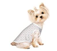 T-shirt sans manches avec inscription « I Love You Words with Hearts » - Pour chiens et chats