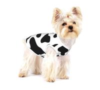 T-shirt sans manches en coton à pois pour animaux de compagnie - T-shirt extensible doux pour petits animaux de compagnie