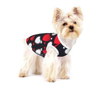 T-shirt sans manches en coton doux imprimé Happy Valentine's Day pour petit chien, débardeur respirant pour chiots et chats