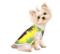 T-shirt sans manches imprimé avec citation ananas psychologique pour chiens et chats