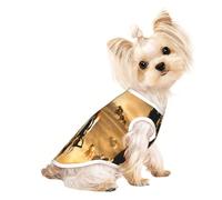 T-shirt sans manches imprimé cheval à rayures pour animal de compagnie, vêtements d'intérieur et d'extérieur, tenue quotidienne, débardeur de fête
