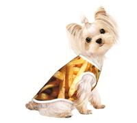 T-shirt sans manches imprimé Fast Food pour animal de compagnie, vêtements d'intérieur et d'extérieur, tenue quotidienne, débardeur de fête
