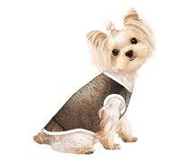 T-shirt sans manches imprimé « Lights hit the brick wall » pour chiens et chats