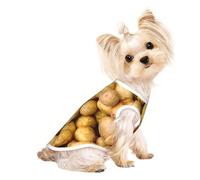 T-shirt sans manches imprimé pommes de terre de jardin pour animal domestique, équipement tendance, usage quotidien, marche, jeu, voyage