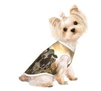 T-shirt sans manches imprimé vache laitière pour animal de compagnie, vêtements d'intérieur et d'extérieur, tenue quotidienne, débardeur de fête