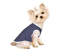 T-shirt sans manches léger et doux pour animal de compagnie avec imprimé univers ciel étoilé pour intérieur et extérieur