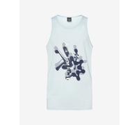 T-shirt sans manches Oakley Waterscape Hibiscus bleu clair bleu foncé - M