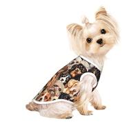 T-shirt sans manches pour petit chiot, chaton, intérieur et extérieur