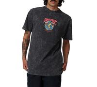 T-Shirt Santa Cruz Out Of Time S/S - Noir Lavage Acide