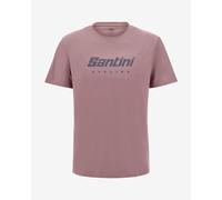 T-shirt Santini Brand manches courtes lilas clair - XL
