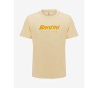 T-shirt Santini Brand manches courtes orange clair - L