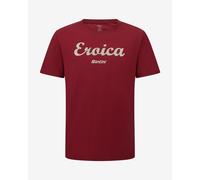 Santini Eroica Strada Short Sleeve T-shirt Rouge XS Homme,Femme Bordeaux