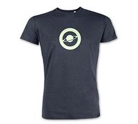 T-shirt Saturn Circle Glow In The Dark Premium - Bleu - Medium