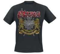 Saxon T-shirt 40 Years Black L