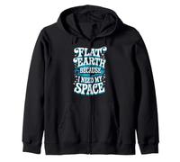 T-Shirt sceptique Flat Earth Believer and Alternative Science Sweat à Capuche