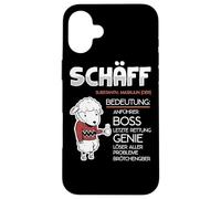 T-Shirt Schäff Drôle Mouton Chef Boss Définition Cadeau Coque pour iPhone 16 Plus