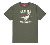 Alpha Industries Scorpion T-Shirt pour Homme Dark Olive L