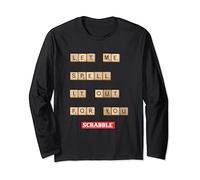 T-shirt Scrabble For You Plusieurs tailles + couleurs Manche Longue