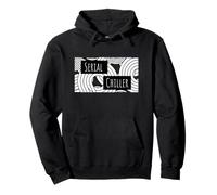 T-Shirt Serial Chiller Funny Printed Binge Movie Chill Retro Sweat à Capuche