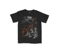 T-shirt serpant moon unisexe noir taille l