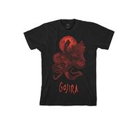 Gojira T Shirt Serpent Moon Band Logo Nouveau Officiel Homme Noir Size XL