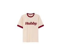 T-shirt She is Sunday Hubby Rouge S