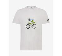 T-shirt Shimano Sentiero à manches courtes blanc pur - M
