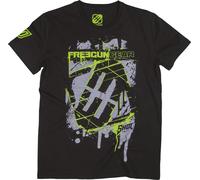 T-Shirt SHOT FREEGUN SQUARE noir-gris-vert L