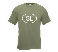 T-Shirt Sierra Leone SL Imprimé Funshirt Design