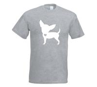 T-Shirt Silhouette Amour Chihuahua Imprimé Design Fun
